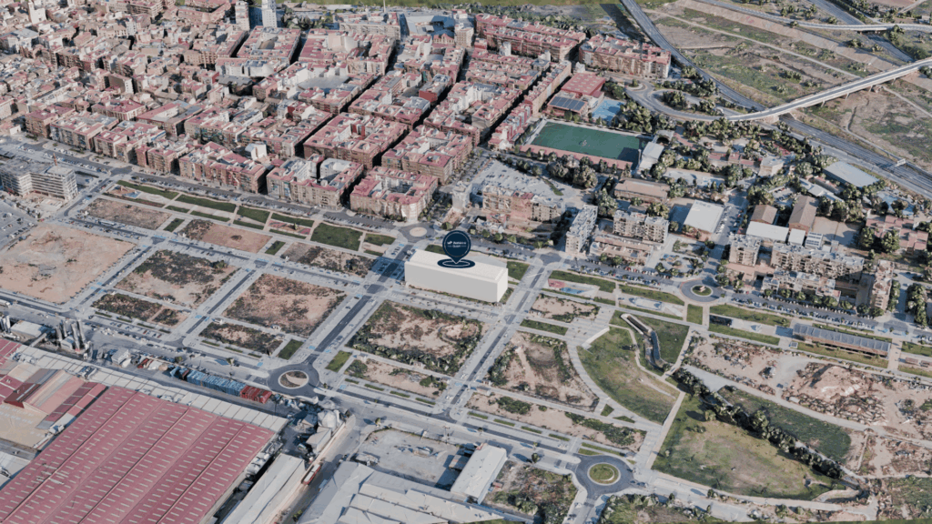 Ubicación residencial uP Babieca en Quart de Poblet